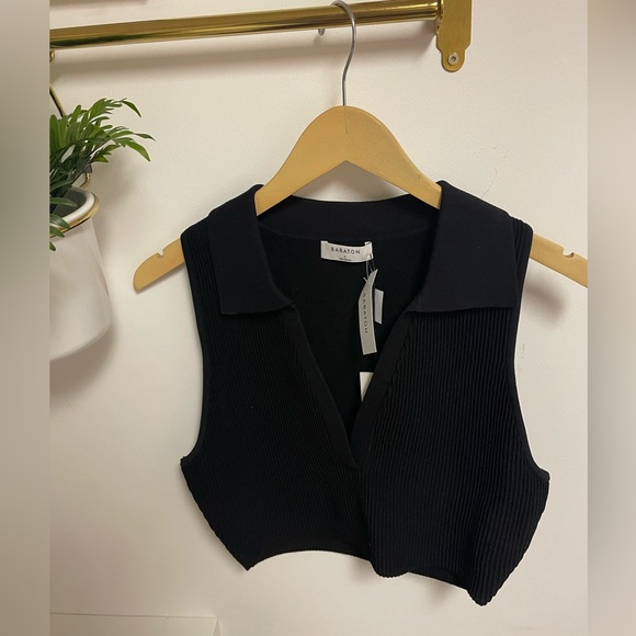 Babaton Tops - NWT Babaton Sculpt Knit Polo